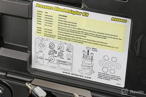 img 2 attached to 🔧 Mityvac MV6840 Hydraulic Brake and Clutch Pressure Bleeding System - Professional Grade with Safety Valve, 7 Adapter Set, and Storage Case