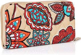 img 3 attached to Vera Bradley Women's Handbags & Wallets - Georgia Signature Flowers Collection, Wallets Included