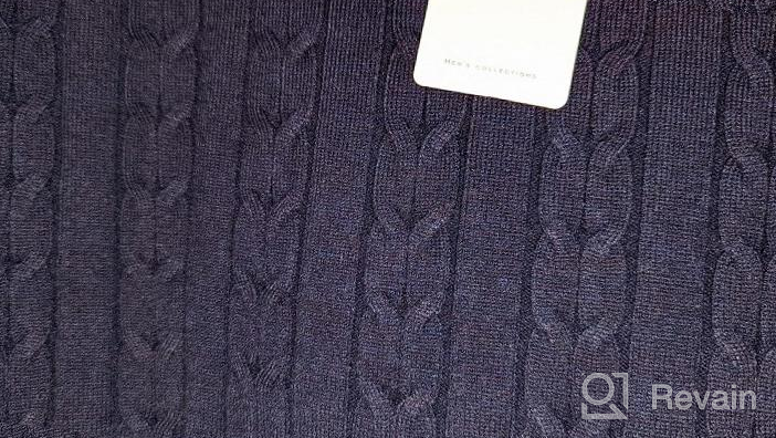 img 1 attached to Stay Stylish With Aimeilgot Men'S Cable Knit Pullover Sweater review by David Schweigert