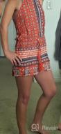 img 1 attached to Bohemian Romper Playsuit For Women With Cut-Out Back Design And Casual Loose Fit By Ayliss review by Mike Donathan