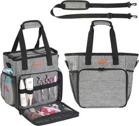 img 4 attached to Multi-functional Pet Grooming Organizer Bag: Perfect for Home Storage and Travel