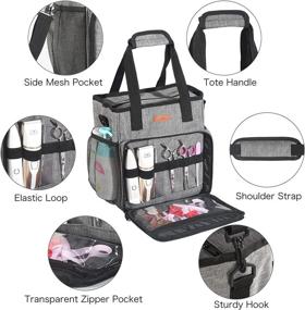 img 2 attached to Multi-functional Pet Grooming Organizer Bag: Perfect for Home Storage and Travel