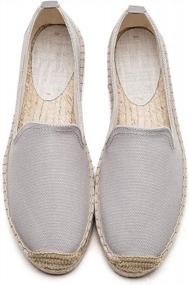 img 2 attached to U-Lite Women'S Classic Slip On Flat Shoes Casual Cap-Toe Platform Simple Espadrille Canvas Loafers
