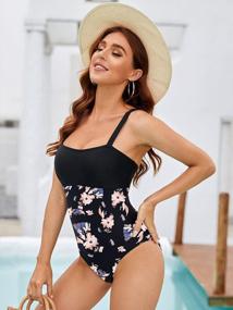 img 3 attached to Flattering Women'S Monokini With Push-Up Pads, Tummy Control And Adjustable Fit - Perfect For Conservative Swimmers - MOLYBELL