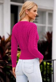 img 1 attached to Flaunt Your Figure With Kisscynest Women'S Flattering Cropped Sweater Pullover
