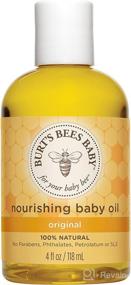 img 4 attached to 🍯 Burt's Bees Baby Nourishing Oil - 4 Ounce Bottle, 100% Natural Skin Care for Babies