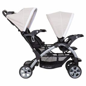 img 1 attached to Double Stroller With 2 Infant Car Seats - Baby Trend Sit N Stand Compact & Easy Fold With Ally 35 Carriers And Cozy Covers