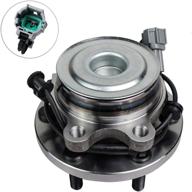 front wheel hub and bearing assembly 515064 replacement for nissan frontier 2005-2018/ pathfinder 2005-2012/ xterra 2005-2015, suzuki equator 2009-2012 6 lug with abs - by autoround [2wd/rwd] logo