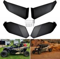 aluminum lower door inserts for 2017-2022 can-am maverick x3/x3 max xds/xrs/r turbo - 4 doors by elitewill logo