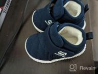 img 1 attached to 👟 Winter Walking Sneakers: Infant Toddler Boys' Shoes for a Stylish Yet Cozy Adventure review by Jason Sundstrom