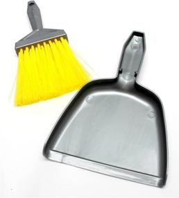 img 4 attached to Convenient Mr. Clean Mini-Sweep Compact Dustpan and Brush Set - 3-Pack, Perfectly Sized at 9x6 Inches