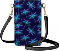 women's pu leather mini crossbody phone bag touchscreen purse wallet belidome logo