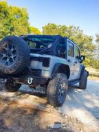 img 1 attached to Upgrade Your Jeep With LEDKINGDOMUS Rear Bumper: Fits 07-18 Wrangler JK And Unlimited With LED Lights And Hitch Receiver In Textured Black review by Stephen Chowdary