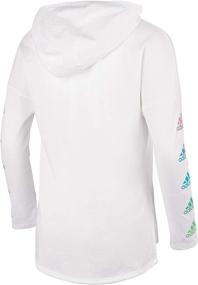 img 1 attached to 👕 Little T Shirt Melange Heather Girls' Clothing by Adidas: Shop at Active for Premium Quality