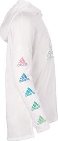 img 2 attached to 👕 Little T Shirt Melange Heather Girls' Clothing by Adidas: Shop at Active for Premium Quality
