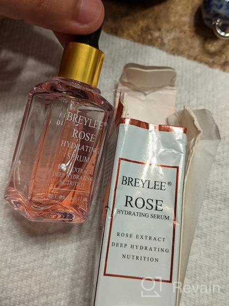 img 1 attached to Hydrating Rose Face Serum By BREYLEE With Hyaluronic Acid - Alcohol-Free Moisturizing Serum For Skincare (17Ml, 0.6Fl Oz) review by Chad Sornsin