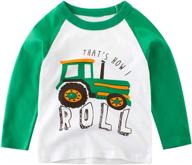 🚚 warmbaby toddler truck sleeve t-shirts: boys' clothing via tops, tees & shirts logo