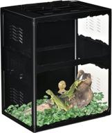 pawhut terrarium breeding ventilation chameleon logo