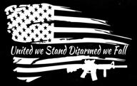distressed american disarmed patriotic decal logo