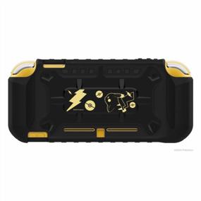 img 3 attached to Protect Your Nintendo Switch Lite With The Officially Licensed Hori Armor, Featuring Black & Gold Pikachu Design!