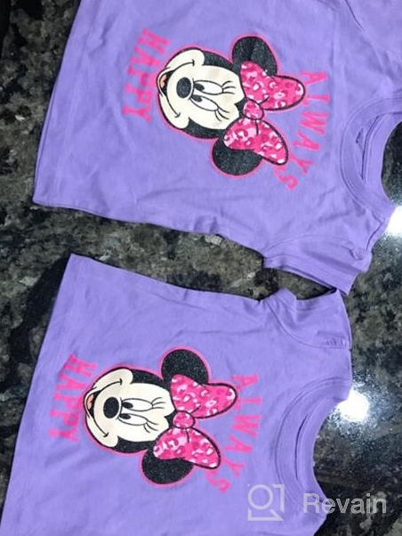 img 1 attached to Disney Little Toddler Minnie T Shirt: Girls' Clothing and Tops That Will Delight review by Patricia Casillas