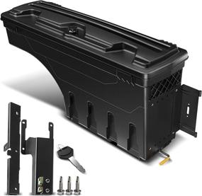 img 4 attached to Lockable Truck Bed Storage Box Case Tool Box for Ford F-250 F350 Super Duty 2017-2020 - Passenger Side