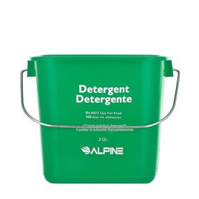 img 4 attached to 🪣 Alpine Industries Heavy Duty Sanitizer Cleaning Pail - Commercial Cleaning Bucket for Offices, Restaurants, Schools, Bathrooms - Cleaning Fluid Container (Green, 3 Qt)