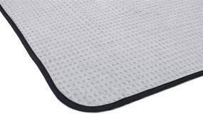 img 3 attached to 🚗 The Rag Company - The Big One - Waffle-Weave Microfiber Drying Towel - Super Absorbent for Car Washes, Detailing, and More - Buttersoft Suede Edges - Scratch-Free - 450GSM - 25in x 40in - Grey