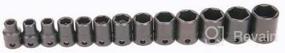 img 3 attached to Durably Designed: Williams MS-2-13H 13-Piece 3/8-Inch Drive Metric Shallow 6 Point Impact Socket Set for Efficient Impact Fastening