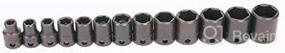 img 1 attached to Durably Designed: Williams MS-2-13H 13-Piece 3/8-Inch Drive Metric Shallow 6 Point Impact Socket Set for Efficient Impact Fastening