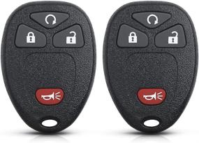 img 4 attached to CAUORMOTE Keyless Entry Remote Key Fob For Chevy Silverado Avalanche Traverse Equinox Captiva Tahoe/GMC Sierra/Saturn Outlook Vue/Pontiac Torrent/Hummer H2 (OUC60270