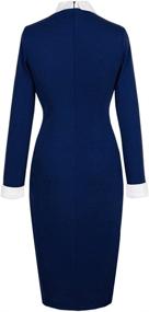 img 3 attached to HOMEYEE Celebrity Business Bodycon Dresses Women's Clothing ~ Dresses