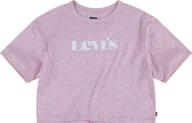 levis girls graphic t shirt medieval girls' clothing - tops, tees & blouses logo