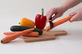 img 3 attached to Cestari Kitchen'S Ceramic Blade Vegetable Peeler - Effortlessly Peel Your Veggies - Set Of 2