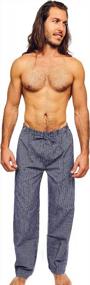 img 3 attached to Pajama Lounge Pants Assorted Various Men's Clothing for Sleep & Lounge