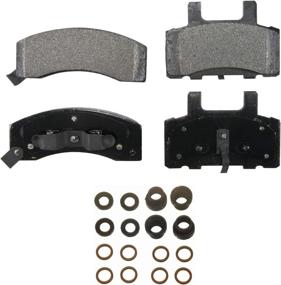 img 4 attached to 🚗 Wagner ZX370 QuickStop Semi-Metallic Disc Brake Pad Set