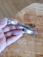 img 1 attached to In Loving Memory Bracelet - Meaningful Sympathy Cuff for Loss of 🌹 Mother, Father, Grandma, Grandpa, Husband, Brother, Sister - Grief Jewelry & Remembrance Bangle review by Jack Ngo