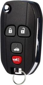 img 3 attached to 🔑 Chevy Pontiac Saturn Keyless Entry Remote: Flip Key Fob (15252034) - 2005-2010 Compatible