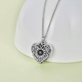 img 2 attached to Sterling Silver Cremation Jewelry - SOULMEET Urn Necklace To Cherish Memories & Keep Loved Ones Near You