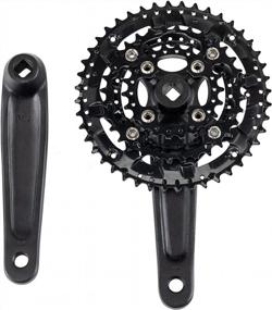 img 2 attached to MTB Crankset Square Taper W/ 8-10 Speed Chainring Set - Compatible With Shimano Sram FSA