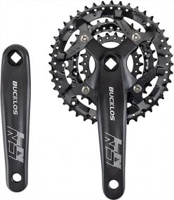 img 3 attached to MTB Crankset Square Taper W/ 8-10 Speed Chainring Set - Compatible With Shimano Sram FSA