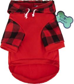 img 2 attached to PUPTECK Christmas Dog Hoodie Pet Sweater With Hat Hooded Winter Coat