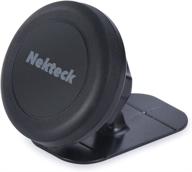 🚗 premium magnetic car mount holder for iphone x/8/7 6s/6 plus, galaxy s9/s8, lg g7, pixel 3/2 xl - nekteck universal dashboard mount logo