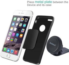 img 2 attached to 🚗 Premium Magnetic Car Mount Holder for iPhone X/8/7 6S/6 Plus, Galaxy S9/S8, LG G7, Pixel 3/2 XL - Nekteck Universal Dashboard Mount