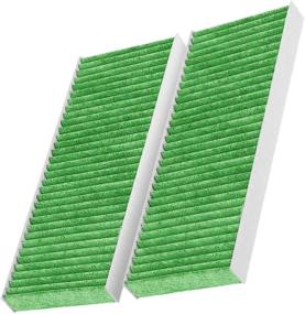 img 4 attached to FD553 Cabin Air Filter: Upgrade Your Frontier, NV1500, NV2500, NV3500, Pathfinder, 🚗 Xterra & Equator with Superior Melt-Blown Nonwoven and Charcoal Filtration - Replace CP553, CF10553!