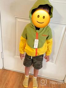 img 6 attached to 👦 Adorable Toddler Boys Windbreaker: Lightweight Zip Hooded Jacket for Casual Outerwear and Dust Protection
