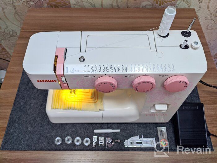 img 3 attached to Pink Janome 25 Sewing Machine in White/Pink review by Ada Suprynowicz ᠌