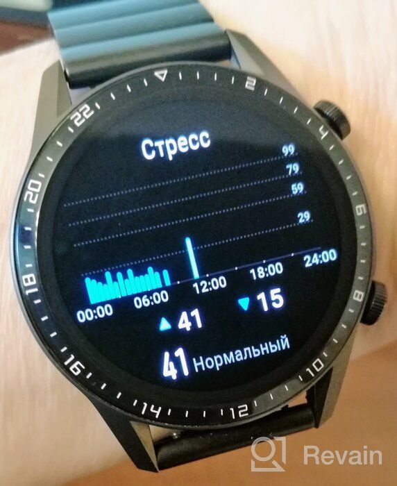 img 2 attached to HUAWEI Watch GT 2 (42mm) - AMOLED Display, 1 🕰️ Week Battery, GPS, Heart Rate Monitor, Night Black (International Model, No Warranty) review by Hideo Masuda ᠌