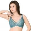 hsia lace minimizer bras for women full coverage unlined underwire minimizing plunge bra logo