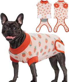 img 4 attached to Dog Recovery Suit After Surgery, 2Nd Edition - Male Female Dog Cats Cone E-Collar Alternative Abdominal Wounds Spay Bandages Onesie Anti-Licking Pet Surgical Snuggly Suit